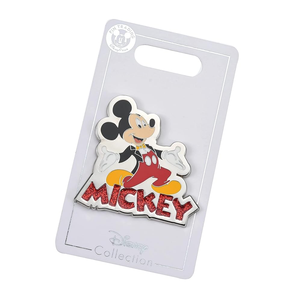 ミッキーマウス　FLASHERS　ピンバッジ　ディズニー　グッズ　キャラクター 全16のキャラクターモチーフ！東京ディズニーランド「ミッキー